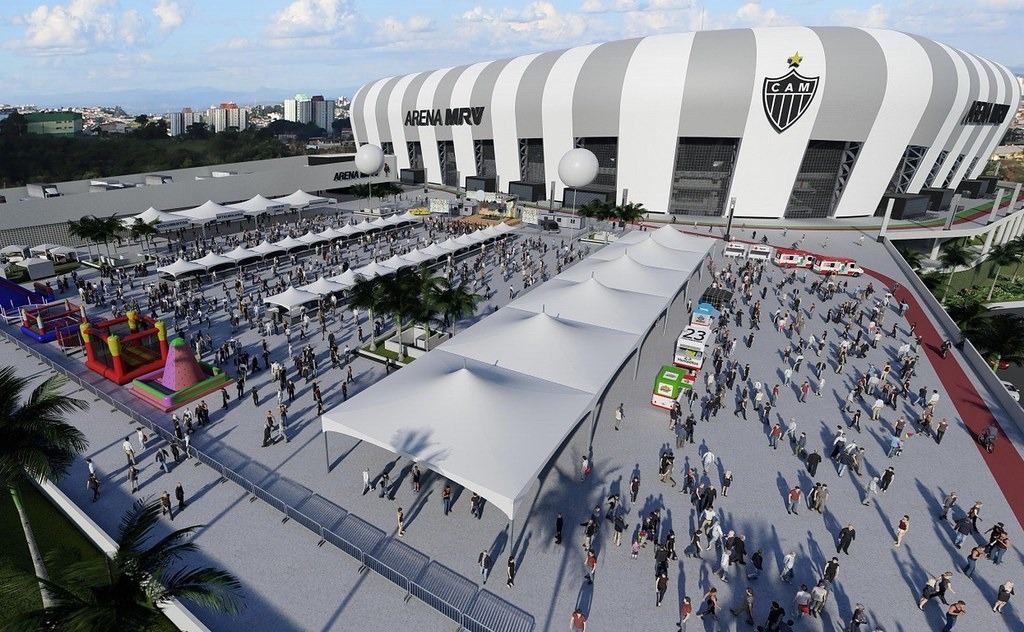 Atlético-MG: Arena MRV entrega Wi-Fi, sofre com filas e inaugura