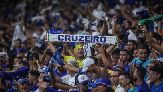 Mineirão lotado: recorde de público e ótima renda em noite de classificação. (foto: REPRODUÇÃO / AGÊNCIA I7 / MINEIRÃO)