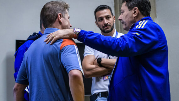 Pedro Loureço confirma reunião com Seabra e atletas. (foto: GUSTAVO ALEIXO / FLICKR / CRUZEIRO)