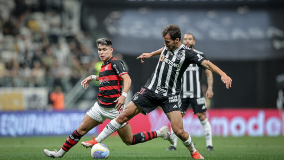 Atlético 2 x 4 Flamengo na Arena MRV (foto: Pedro Souza / Atlético)