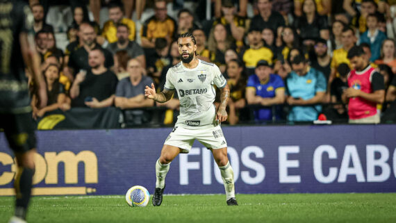 Otávio na partida contra o Criciúma (foto: Pedro Souza / Atlético)