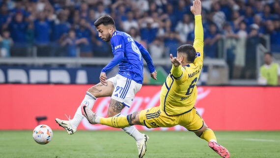 Cruzeiro supera o Boca nos pênaltis e avança às quartas da Sul-Americana. (foto: Gustavo Aleixo / Cruzeiro.
)