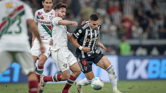 Dominado pelo Fluminense no Mineirão, Atlético chegou ao 4º jogo sem vitória no Brasileirão (foto: Pedro Souza / Atlético)