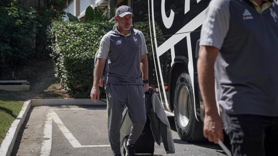 Gabriel Milito, técnico do Atlético (foto: Pedro Souza / Atlético)