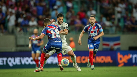 Hulk na partida contra o Bahia (foto: Pedro Souza / Atlético)