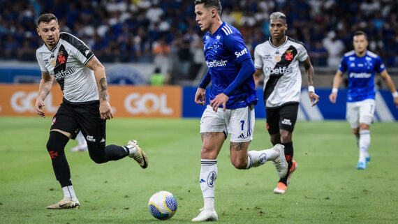 Cruzeiro empata com o Vasco no Mineirão. (foto: Gustavo Aleixo / Cruzeiro.)