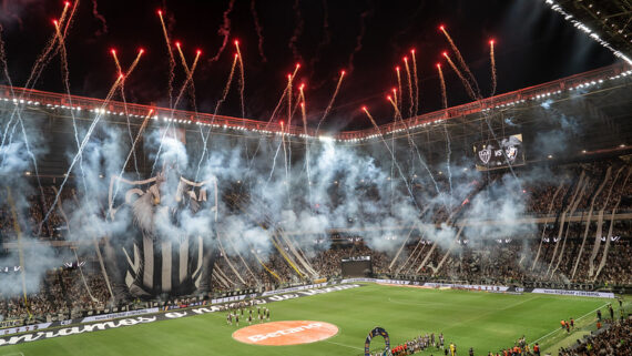 Torcida do Atlético na Arena MRV (foto: Daniela Veiga / Atlético)