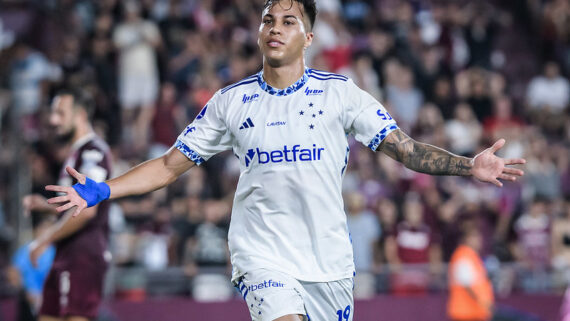 Kaio Jorge garantiu o gol da final para o Cruzeiro! (foto: Gustavo Aleixo/Cruzeiro.)