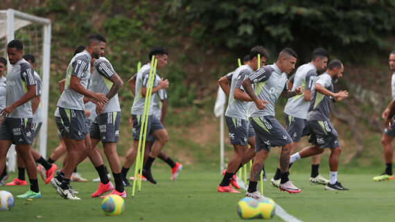 Treinamento na Cidade do Galo (foto: Daniela Veiga / Atlético)