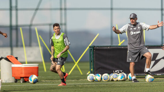 Treinamento na Cidade do Galo (foto: Pedro Souza / Atlético)