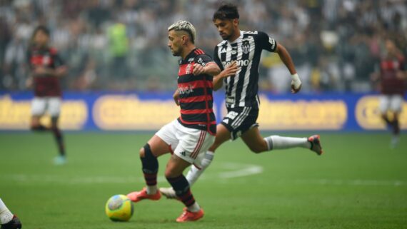 Atlético perde e vê Flamengo levantar primeiro título da Arena MRV (foto: REPRODUÇÃO / TWITTER / FLAMENGO)