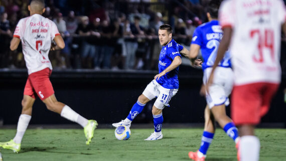 Ramiro marcou para o Cruzeiro, que empatou com o Bragantino em Bragança Paulista. (foto: Gustavo Aleixo/Cruzeiro)