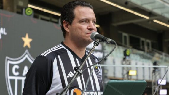 Rafael Menin, sócio majoritário do Atlético. (foto: Pedro Souza/Atlético.)