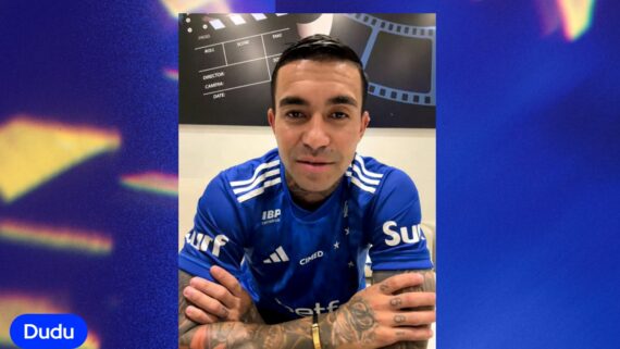 Dudu destaca felicidade em acerto com o Cruzeiro. (foto: REPRODUÇÃO / SAMUCA TV)