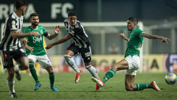 Brahian Palacios está na mira do mercado árabe. (foto:  Pedro Souza / Atlético.)