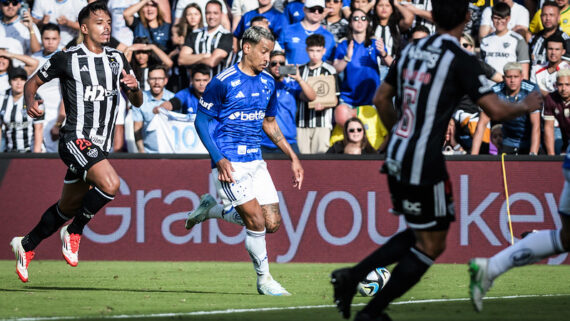 Cruzeiro e Atletico empatam em primeiro clássico da temporada. (foto: Gustavo Aleixo/Cruzeiro.)