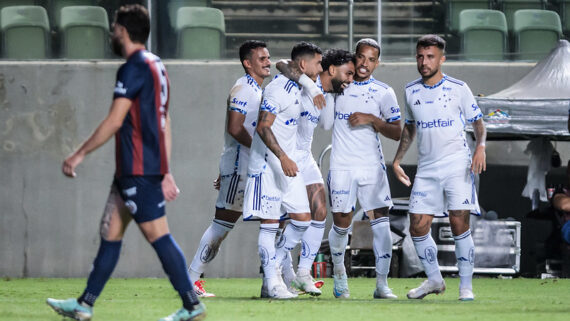 Gabigol marcou os primeiros gols pelo Cruzeiro. (foto: Gustavo Aleixo / Cruzeiro. )