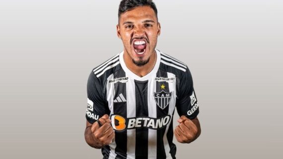 Gabriel Menino é o primeiro reforço do Galo para 2025 (foto: REPRODUÇÃO / ATLÉTICO)