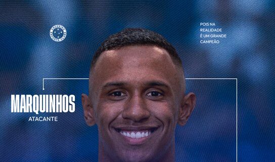 Marquinhos é mais um contratado pelo Cruzeiro. (foto: Divulgação / Cruzeiro / X)