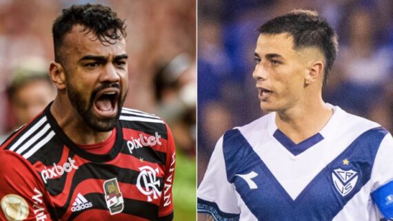 Cruzeiro se acerta com Fabrício Bruno e desiste de negócio por Valentín Gómez. (foto: REPRODUÇÃO / FLAMENGO / VELEZ)