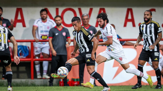 Cuello na sua estreia pelo Galo (foto: Pedro Souza / Atlético)