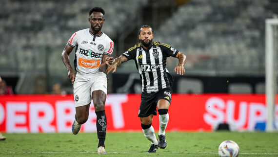 Otávio na partida contra o Athletic, pelo Campeonato Mineiro 2025 (foto: Pedro Souza / Atlético)