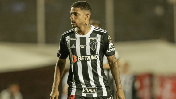 Robert está a caminho do Atlético Goianiense. (foto: Pedro Souza/Atlético.)