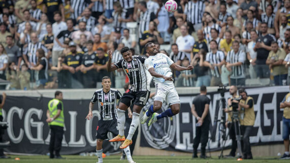 Partida entre Atlético e Cruzeiro na Arena MRV (foto: Foto: Pedro Souza / Atlético)