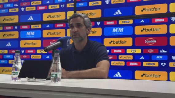 Gabriel Lima, CEO do Cruzeiro, fala sobre violência em partida contra o Coritiba (foto: REPRODUÇÃO / YOTUBE / CANAL SAMUEL VENÂNCIO)