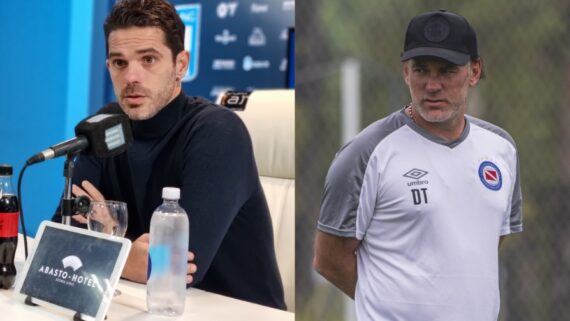 Fernando Gago e Gaby Milito podem ser opções do Cruzeiro para 2024 (foto: REPRODUÇÃO / TWITTER / RACING / AAJUNIORS)