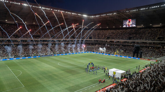 O reencontro atleticano com o seu torcedor na Arena MRV (foto: Daniela Veiga / Atlético)
