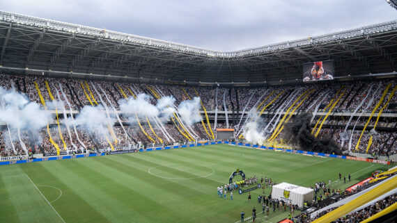 Atlético na Arena MRV (foto: Daniela Veiga / Atlético)