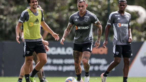 Treino na Cidade do Galo (foto: Pedro Souza / Atlético)
