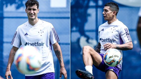 Juan Dinenno e Lucas Romero são anunciados oficialmente no Cruzeiro (foto: GUSTAVO MARTINS / FLICKR / CRUZEIRO)