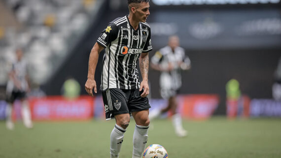 Pavón atuando pelo Atlético (foto: Pedro Souza / Atlético)