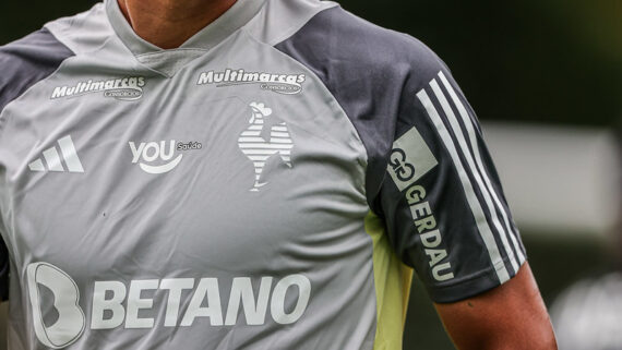 Camisa de treino Atlético (foto: Pedro Souza / Atlético)