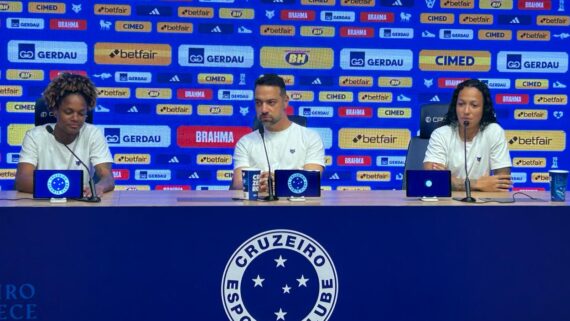 Cruzeiro apresenta projeto, evolução e preparação para o futebol feminino na temporada. (foto: RODRIGO GENTA / DEUS ME DIBRE)
