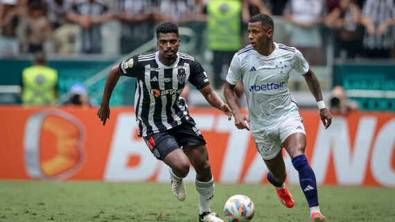 Atlético e Cruzeiro empatam em primeiro jogo da final do Mineiro na Arena MRV. (foto: PEDRO SOUZA / FLICKR / ATLETICO)