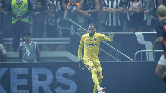 Everson chegou a marca de 238 jogos pelo Atlético (foto: Pedro Souza / Atlético)