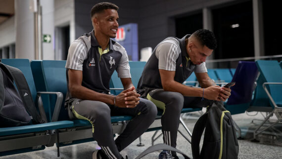 Pedrinho no Atlético (foto: Pedro Souza / Atlético)