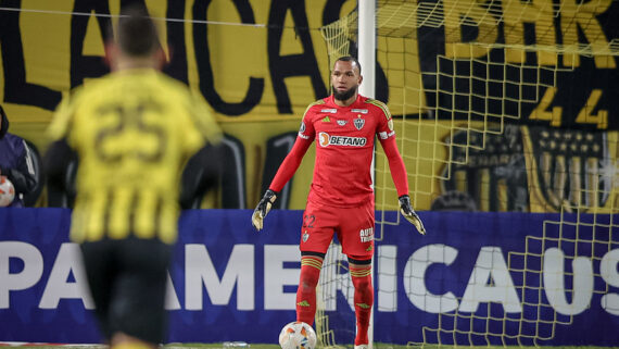 Peñarol 2 x 0 Atlético pela 5ª rodada da fase de grupos da Copa Libertadores (foto: Pedro Souza / Atlético)