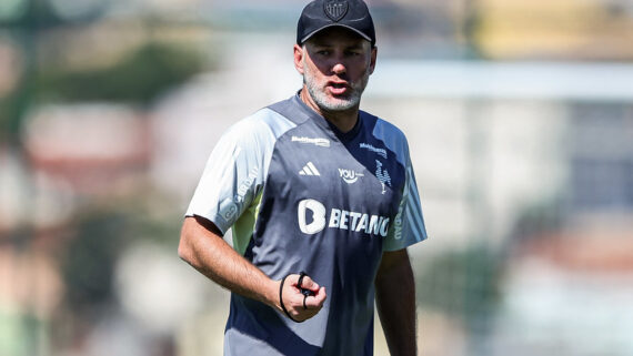 Milito não poderá contar com Hulk para duelo decisivo da Copa do Brasil (foto: Pedro Souza / Atlético)