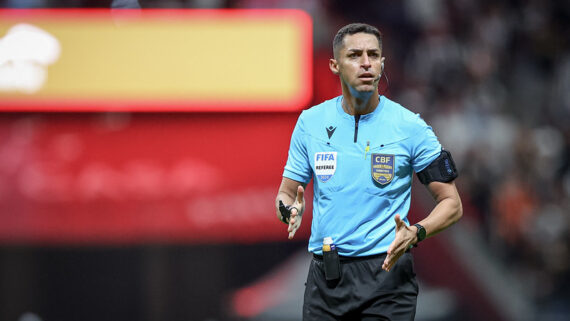Árbitro de Atlético x Palmeiras, Rodrigo José Pereira de Lima (FIFA-PE) (foto: Pedro Souza / Atlético)