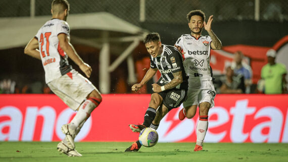 Atlético volta a perder no Brasileirão (foto: Pedro Souza / Atlético)