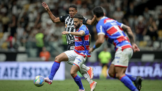 Atlético 1 x 1 Fortaleza na Arena MRV (foto: Pedro Souza / Atlético)
