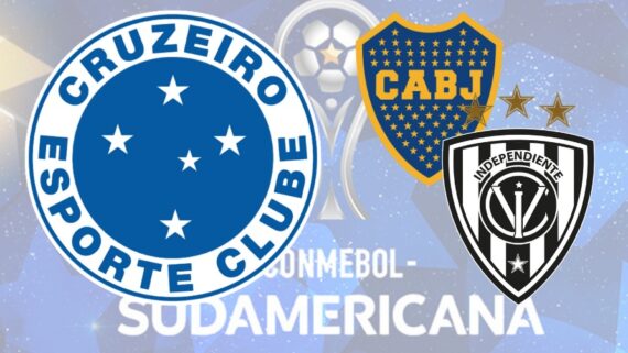 Cruzeiro já conhece seu provável adversário na Copa Sul-Americana 2024. (foto: MONTAGEM)