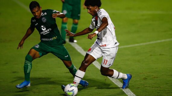 Talles Magno quando atuava pelo Vasco (foto: Bruna Prado/Getty Images)
