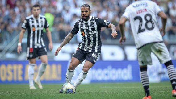 Otávio na partida contra o Vasco (foto: Pedro Souza / Atlético)