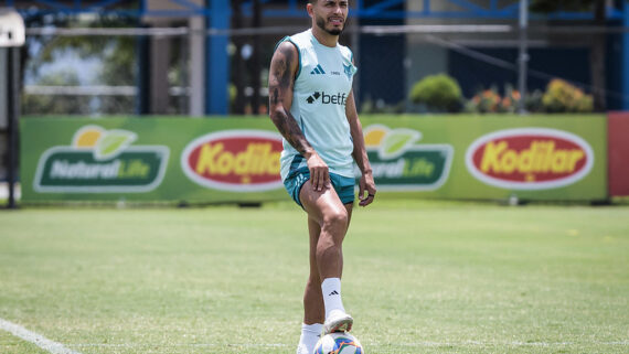 Jardim defende permanência de William, na mira do Internacional. (foto: Gustavo Aleixo / Cruzeiro. )