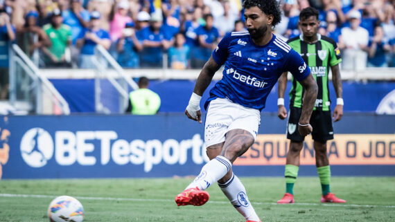 Gabigol e Mattos são punidos pelo TJD-MG. (foto: Gustavo Aleixo / Cruzeiro.)